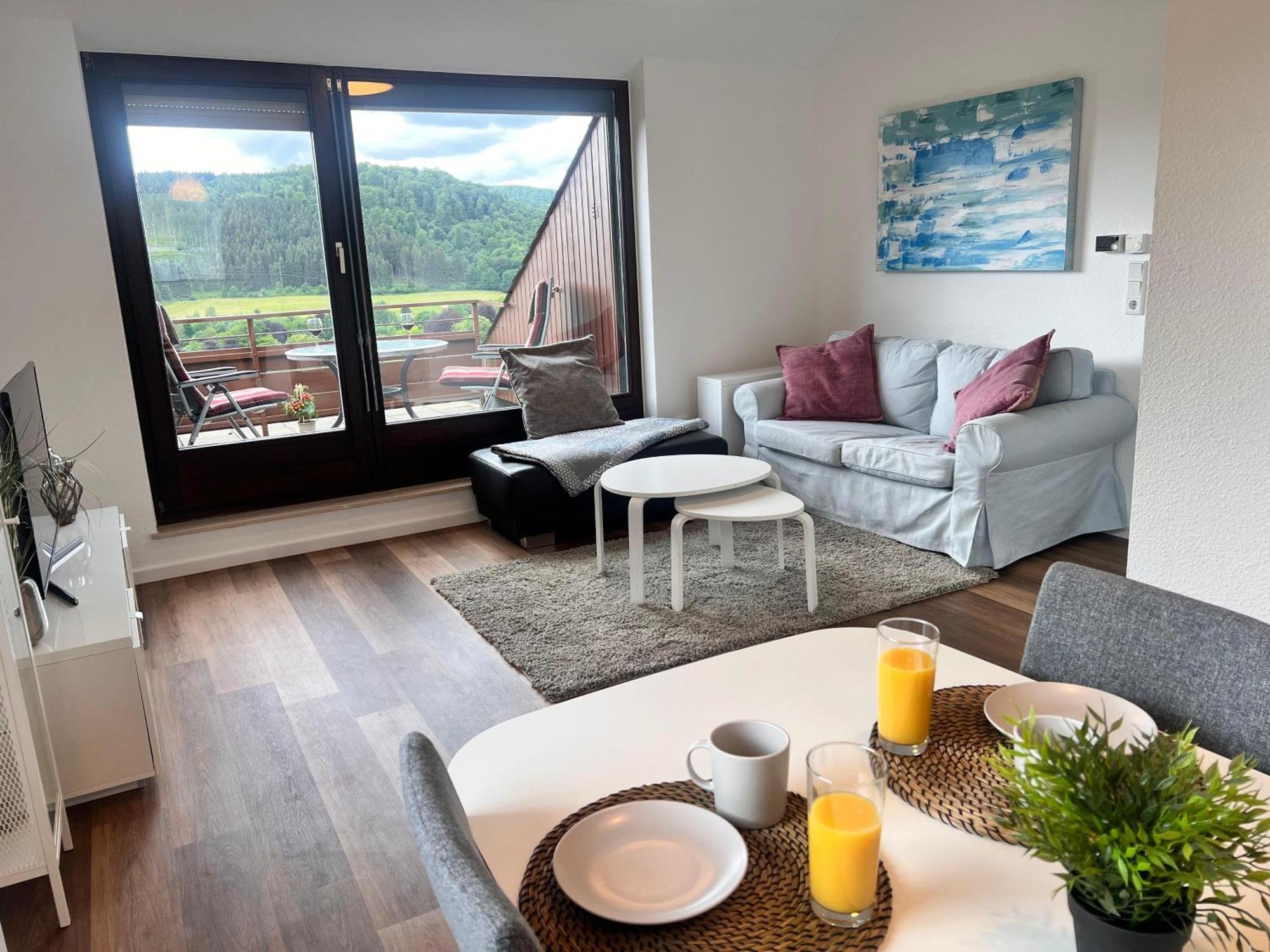 Gemuetliche 3-Zimmer-Wohnung Mit Panoramablick Und Kostenlosem Ueberdachten Parkplatz Winterberg Exteriér fotografie